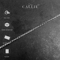 DC212 - Dây chuyền bạc unisex Callie Silver dây móc (65cm)