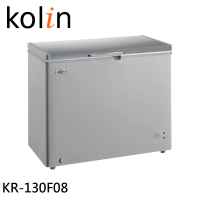 【Kolin 歌林】冷藏冷凍二用臥式冷凍櫃 細閃銀(KR-130F08)