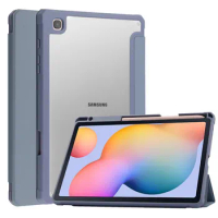 For Samsung Galaxy Tab S7/S8 11 inch Tablet Case Leather Tri-fold Ultra thin Protective Cover for Tab S6 Lite 10.4 2020/2022