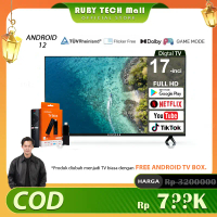 [Pilihan Kreator] TV 17 Inch + Android TV Stick – Netflix & YouTube Siap Pakai, Android 13, 4K UHD R
