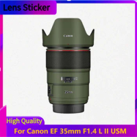 For Canon EF 35mm F1.4 L II USM Lens Sticker Protective Skin Decal Vinyl Wrap Film Anti-Scratch Protector Coat EF35 F/1.4 F1.4L
