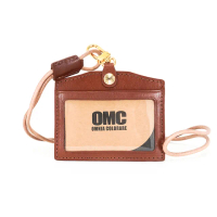 【OMC•植鞣革】職人通用橫式牛皮證件套悠遊卡套95046-棕色