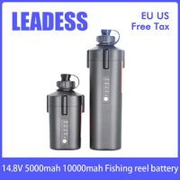 Rechargeable Batteries 10000mAh 5000mah 16.8V 5ah 10ah Lithium ion Battery Pack Display Charger Set for Fishing Reel Battery