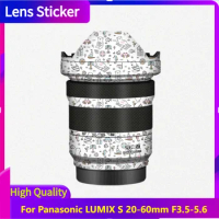 For Panasonic LUMIX S 20-60mm F3.5-5.6 Lens Sticker Protective Skin Decal Film Anti-Scratch Protector Coat S20-60 F/3.5-5.6