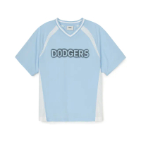 【MLB】童裝 牛短袖T恤 Varsity系列 洛杉磯道奇隊(7ATSV0653-07SBL)