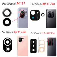Rear Back Camera Glass Lens For Xiaomi Mi 11/11 Pro/11 Lite/11 Ultra/11i/11X/11T Pro Replacement Parts With Adhesive Sticker