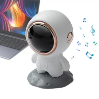 Surround Sound Wireless Speakers Mini Cartoon Astronaut Wireless Speaker Music Player Tool For Bookshelf Bedside Table Gifts For