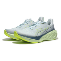 【滿千折百】ASICS 慢跑鞋 NOVABLAST 4 灰綠 彈力型 頂級慢跑鞋 男 1011B693022