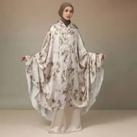 Lozy Hijab - Aure Prayer Set (Mukena Bahan Silk Set Pattern Motif 2in1 Koleksi Raya Lebaran 2026) Bl