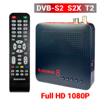 New H.265 TV Receiver DVB T2 DVB S2 Hellobox 8 Set Top Box support RJ45 WiFi HEVC PowerVu TV Box TVBOX