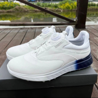 Giày golf ecco nam nút vặn BOA, êm chân, chống trơn trượt, chống thấm nước tốt Giày Thể Thao Sneaker