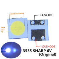 SHARP LED backlight LCD TV 3535 3537 LED SMD Lamp bead bead 1.8W 6V 3535 Cold white 3000PCS