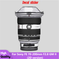 For Sony FE 70-200mm F2.8 GM II 2D version Camera Lens Sticker Vinyl Wrap Film Coat SEL70200GM2 70-200 2.8 F/2.8 GM2 GMII OSS