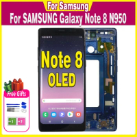 High quality 6.0" Super OLED Note8 LCD For SAMSUNG Galaxy Note 8 LCD N950 N950F Display Touch Screen Glass Digital Replacement