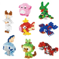 LNO Micro Particles Casual Assembling mini Building Blocks Toy 270-271,312-317 cute animal Series toyspuzzle for child