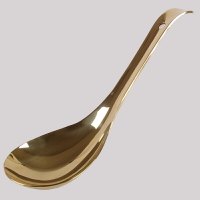 純銅舀湯勺子大小號家用盛粥分餐稀飯勺長柄帶眼勺廚房黃銅分湯匙