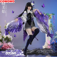 COWOWO Puella Magi Madoka Magica Akemi Homura Dress Dress Women Cosplay Costume Cos Game Anime Party Uniform Hallowen Play Role