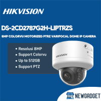 HIKVISION DS-2CD2787G2H-LIPTRZS 8MP HYBRID COLORVU MOTORIZED PTRZ VARIFOCAL DOME IP CAMERA