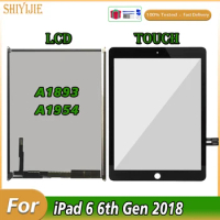 NEW LCD For iPad 2018 A1893 A1954 Touch Screen Digitizer Panel LCD Display For iPad 6 6th Gen 2018 A1893 A1954 LCD Touch Screen