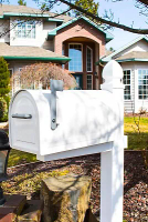 Gibraltar Reliant Locking Mailbox, MB981W01 , Large, White
