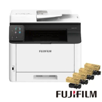 FUJIFILM Apeos C325 z 彩色雙面無線S-LED傳真掃描複合機+CT203502-5四色高容量碳粉匣