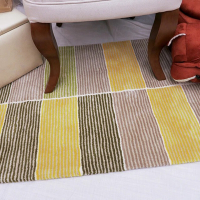 【Fuwaly】德國Esprit home夢琦地毯-70x140cm_ESP3801-01_格紋 柔軟 床邊毯