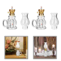 Retro Oil Lamps Home Decorative Wedding Decors Oil Lamps Retro Changming Lamp Glass Worshipping Buddha Lamp Oil Lamp