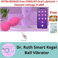 Alat Bantu Sex Dr. Ruth Smart Kegel Balls Getar Remote App – Bola Senam Otot Panggul Elektrik Set Re