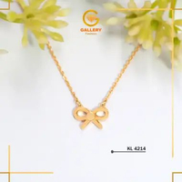 Kalung Emas 16K 8K Gold Kalung Coquette Pita Wanita KL42 14 Galeri Fashion 2021 8K