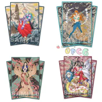 60Pcs/set ONE PIECE Card Sleeve OPCG Digimon Adventure PTCG Anime Game Collection Card Protective Case Toy 67x92mm
