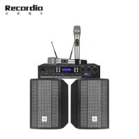 GAB-9041 Wireless System Set Professional Microphone 400W Power Amplifier Audio Speakers for Family Party Stage Meeting