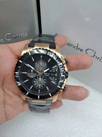 JAM TANGAN PRIA AC CHRONO ALEXANDRE CHRISTIE ORIGINAL 6455 AC 6455 AC6455 ACF6455 AC 6455 BLACK STAI