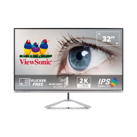 ViewSonic VX3276-2K-mhd-2 32型 2K IPS美型無邊框電腦螢幕(內建喇叭)