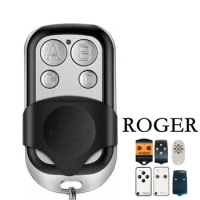 ROGER H80 E80 ROGER TX22 Garage Door Opener Gate Remote Control Replacement Duplicator For Garage Command 433.92 Mhz Key Fob