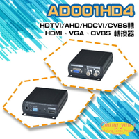 昌運監視器 AD001HD4 HDTVI/AHD/HDCVI/CVBS轉 HDMI VGA CVBS 轉換器【APP下單4%點數回饋】