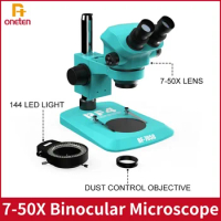 RF4 RF7050 7X-50X Magnification Binocular Microscope Industry Factory Microscope For PBC Laptop Mobile Phone Repair Tool