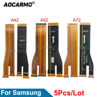 Aocarmo 5Pcs Main Board Connector Motherboard LCD Display Flex Cable For Samsung Galaxy A42 A52 A72 A426B A725F Replacement Part