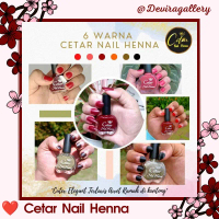 Free Ongk Cetar Nail Henna 10ml Pewarna Kuku Halal Tahan Lama Bebas Alkohol Elegant Kering