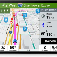 Garmin DriveSmart 76, 7-inch Car GPS Navigator with Bright, Crisp High-resolution Maps and Garmin Voice Assist