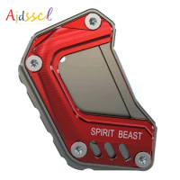 Spirit Beast Motorcycle/scooter Foot Support pad Accessories Side Stand Pad Extension Side support pad For PEUGEOT Django 150i