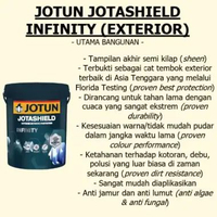 CAT TEMBOK EKSTERIOR JOTUN WARNA PUTIH/WHITE READY/TANPA MIXING (PAIL) Jotashield Infinity