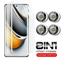 8in1 Hydrogel Film For Realme 11 Pro+ Screen Protector Realme11 Pro Plus Realme11Pro Relme 11Pro 5G 2023 Camera Protective Glass