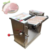 220V Professional Pork Skin Removed Cutting Machine Pig Meat Peeling Machine