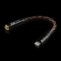 RANKO ACOUSTICS RHJ-1025ADA/CDA OCC Copper Lightning/Type C to 2.5mm Female Jump Cable with Built-in DAC Amp