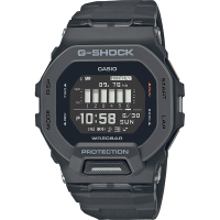 CASIO 卡西歐 G-SHOCK 纖薄運動系藍芽計時手錶 迎春好禮-沉著黑 GBD-200-1