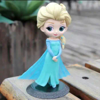 QPosket Characters Q Posket Elsa Anna PVC Action Figure Collectible Model Toy