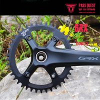 PASS QUEST GRX BCD110 Four Claws Oval and Round Discs MTB Road Bike Narrow Wide Chainring 36-52T Crank Sprocket Gravel Crankset