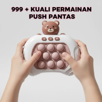 Quick Push Pop It Game Console Elektronik 999+ Tahap Mainan Pendidikan Kanak-kanak Latihan Fokus Sil