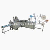 High speed 1+1 3ply face mask making machine with servo motor