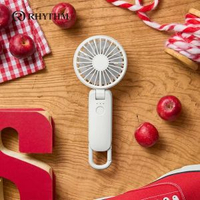 Rhythm 麗聲Silky Wind Mobile 4 9ZF042 手持風扇 平行進口,日版 白